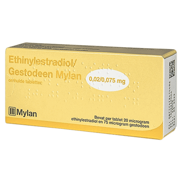 Ethinylestradiol Gestodeen 0,02/0,075 mg Mylan – combinatiepil anticonceptie