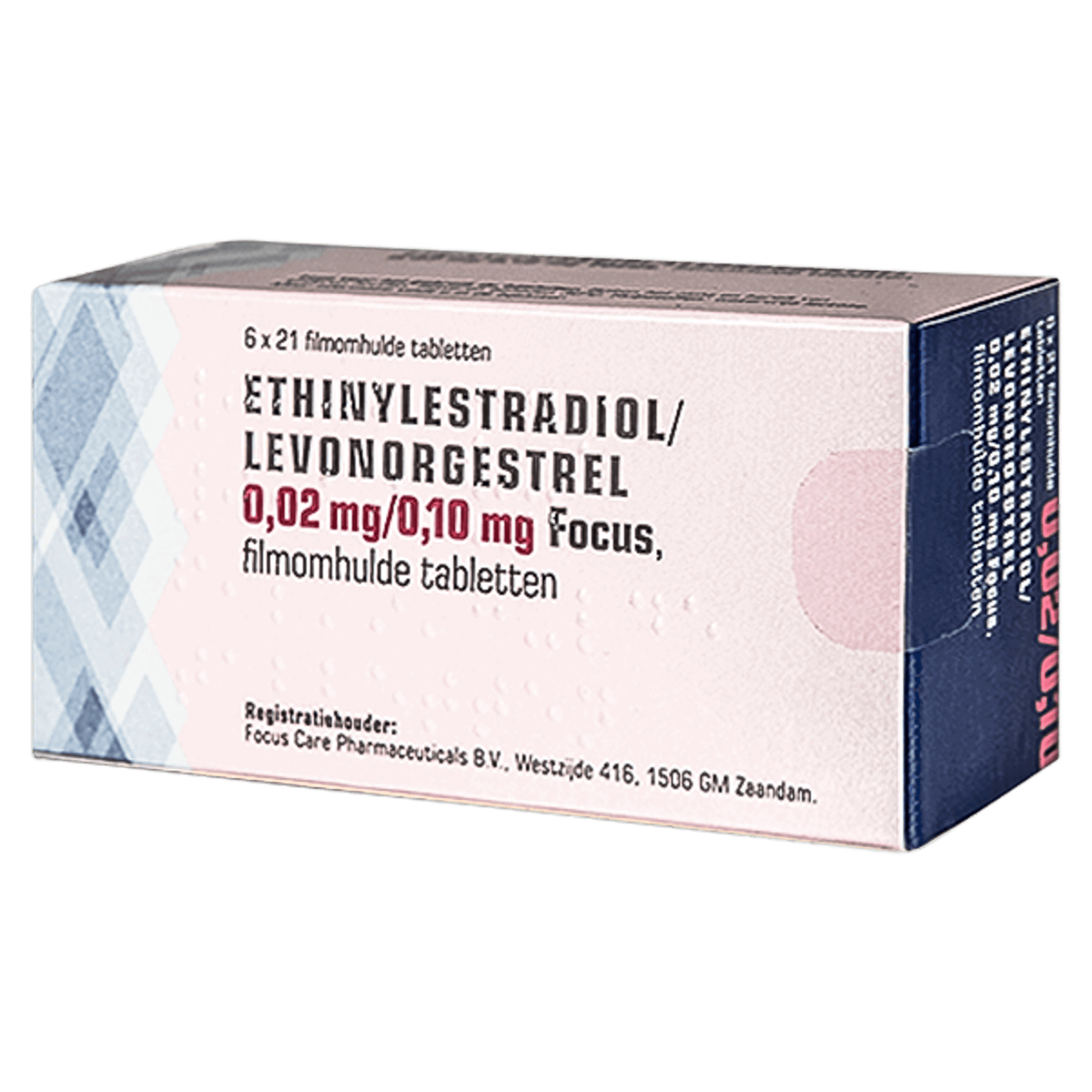 Ethinylestradiol Levonorgestrel 0,02/0,1 mg Focus – combinatiepil anticonceptie