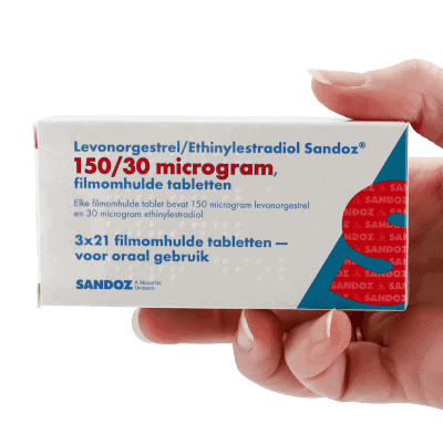 De anticonceptiepil Ethinylestradiol Levonorgestrel van Sandoz online bestellen bij Zekervandepil.