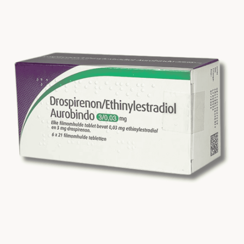 Drospirenon Ethinylestradiol 3 0,03mg Aurobindo anticonceptiepil generieke Yasmin voorraad voor 3 maanden