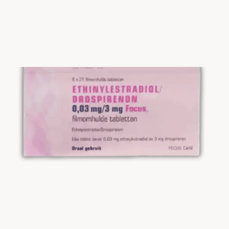 Ethinylestradiol Drospirenon 0,03 3 mg Focus anticonceptiepil voor 3 maanden.