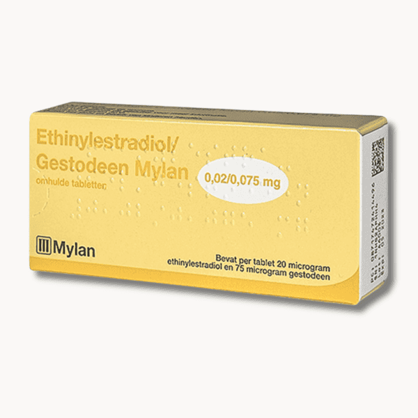 Ethinylestradiol Gestodeen 0,02 0,075 mg Mylan anticonceptiepil voor 3 maanden.