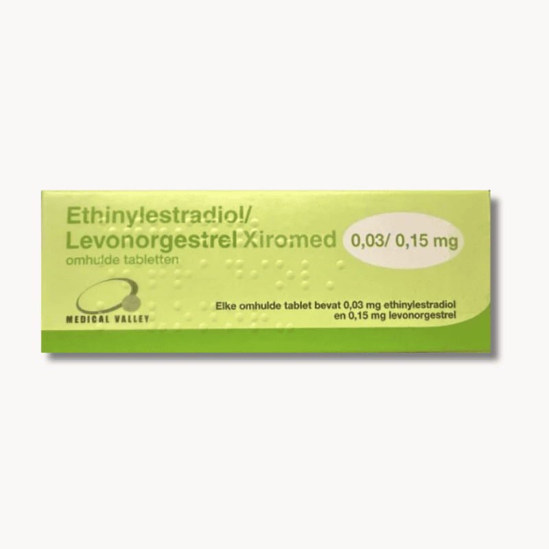 Ethinylestradiol Levonorgestrel 0,03 0,15 mg Mylan anticonceptiepil voor 3 maanden.