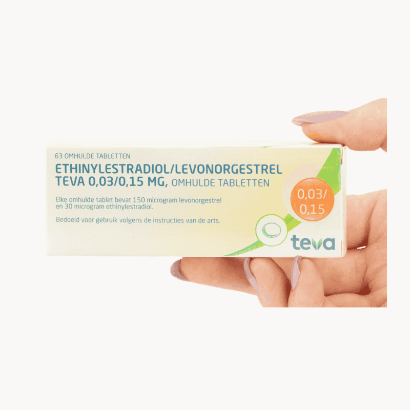 De anticonceptiepil Ethinylestradiol Levonorgestrel van Teva online bestellen bij Zekervandepil.