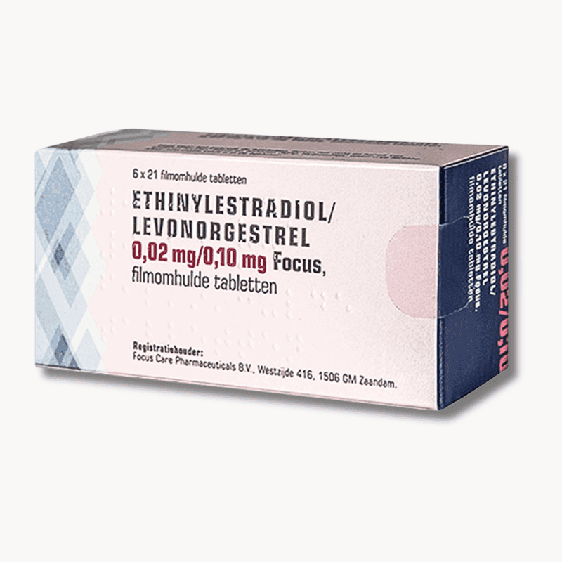 Ethinylestradiol Levonorgestrel 0,02 0,1mg Focus anticonceptiepil generieke Microgynon 20 voorraad voor 6 maanden