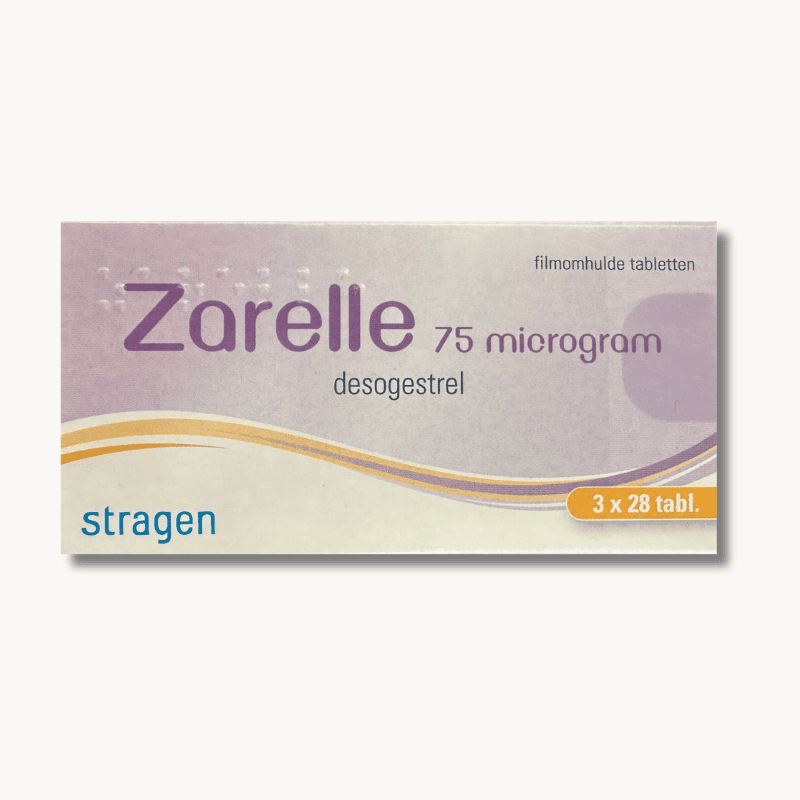 Zarelle Desogestrel 75 mcg Qliniq minipil voor 3 maanden.